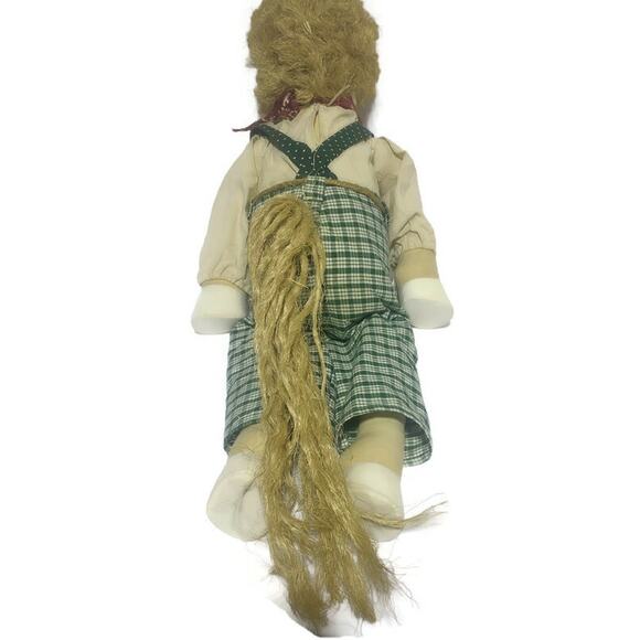 Paul A Mino Horse Kinfolk From Maplewood Stuffed Animal Plush Straw Hair 28 Inch - Picture 4 of 11